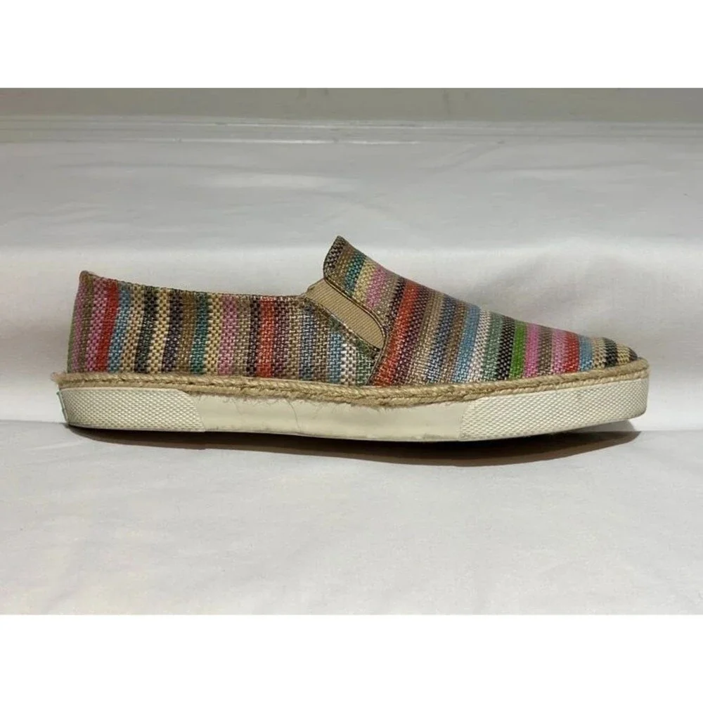 Jack Rogers Striped Espadrille Slip-Ons Size 8.5